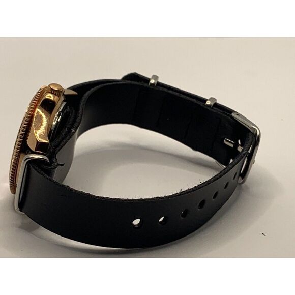 Fossil AM4615 Women's Black Leather Analog Brown Dial Quartz Genuine Watch JD398 - Picture 11 of 11